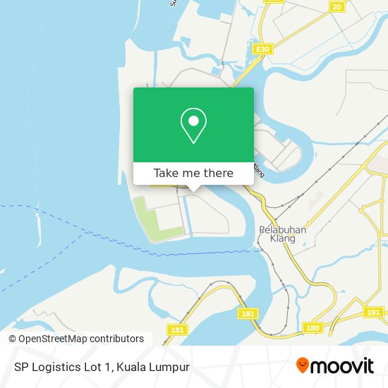如何坐公交去klang的sp Logistics Lot 1