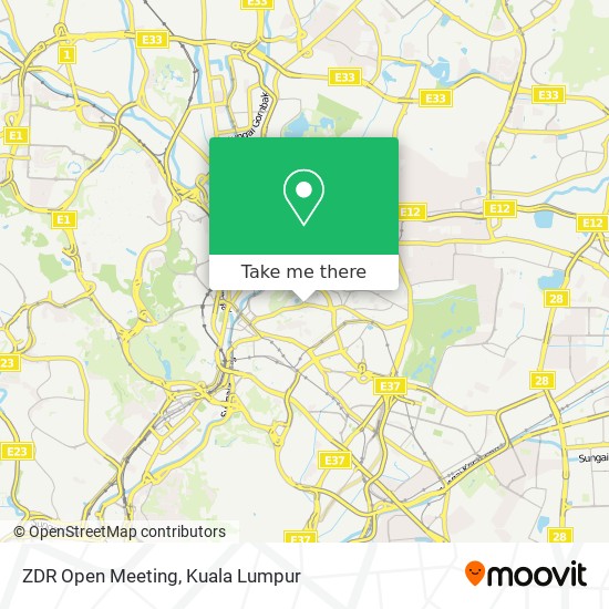 ZDR Open Meeting map