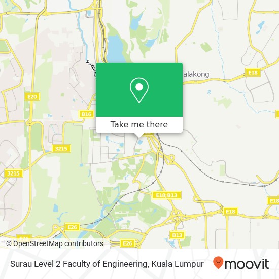 Surau Level 2 Faculty of Engineering map