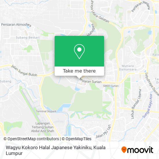Wagyu Kokoro Halal Japanese Yakiniku map