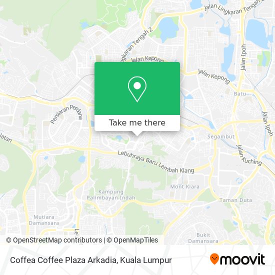 Coffea Coffee Plaza Arkadia map