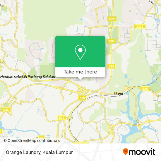 Orange Laundry map