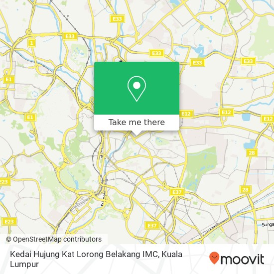 Peta Kedai Hujung Kat Lorong Belakang IMC