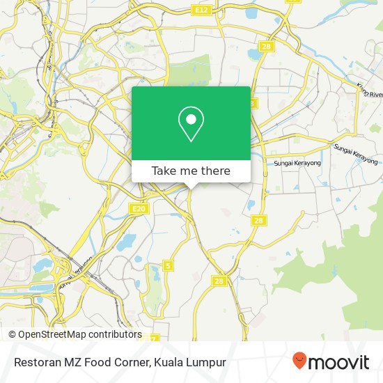 Restoran MZ Food Corner map