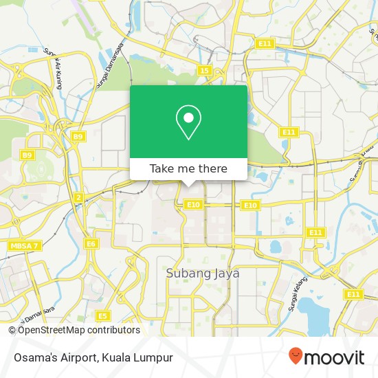 Osama's Airport map