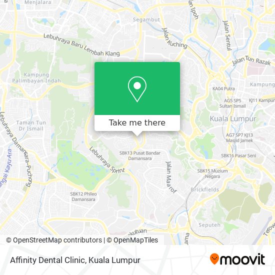 Affinity Dental Clinic map