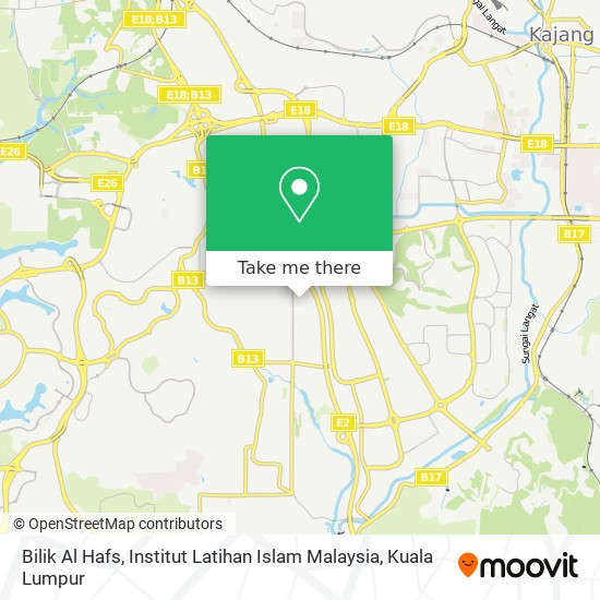 Bilik Al Hafs, Institut Latihan Islam Malaysia map