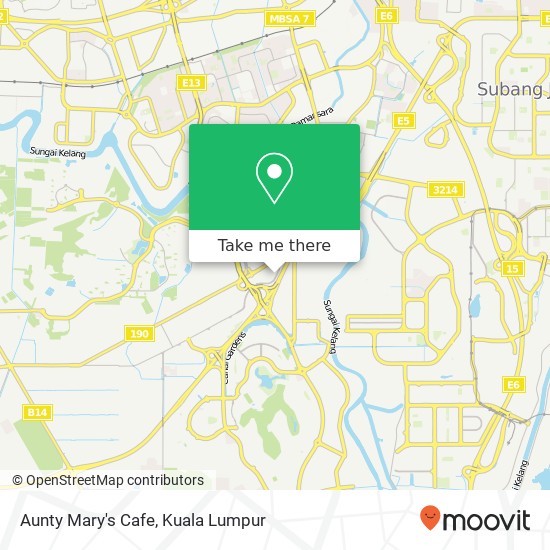 Aunty Mary's Cafe map
