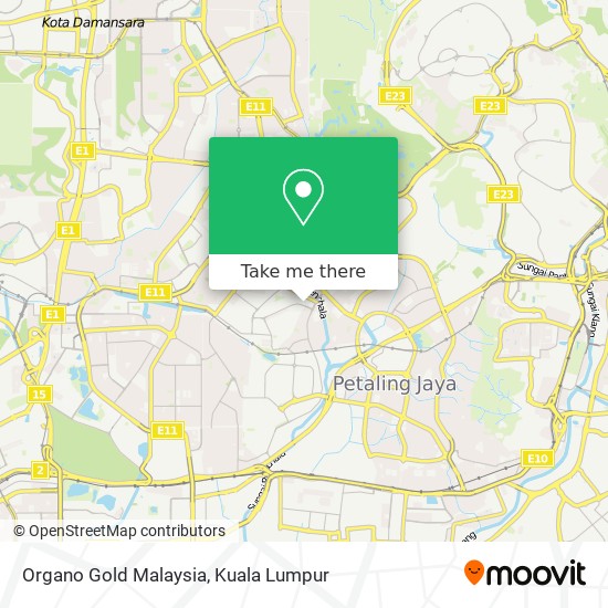 Organo Gold Malaysia map