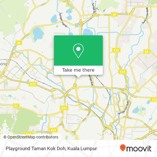 Playground Taman Kok Doh map