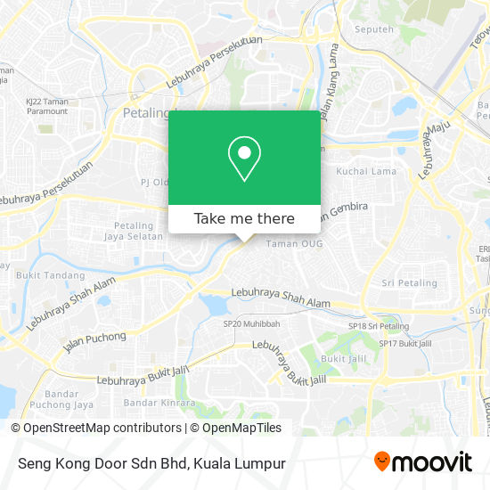 Seng Kong Door Sdn Bhd map