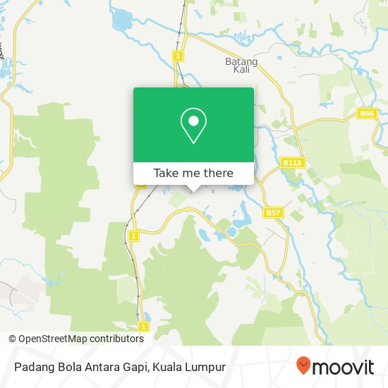 Padang Bola Antara Gapi map