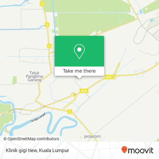 Klinik gigi tiew map