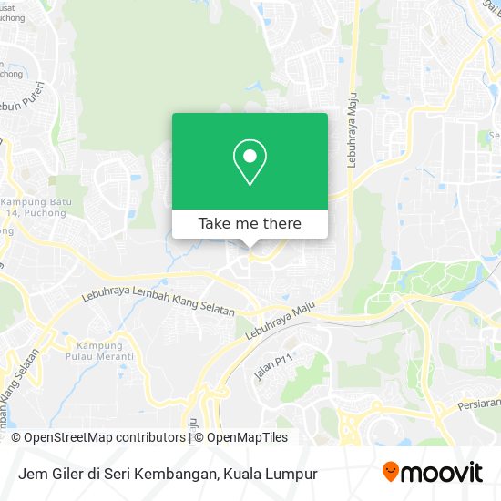 Jem Giler di Seri Kembangan map