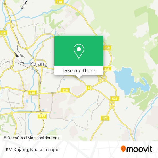 KV Kajang map