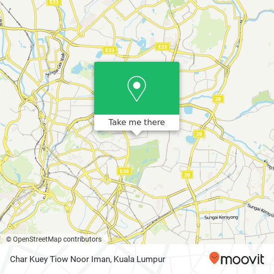 Char Kuey Tiow Noor Iman map