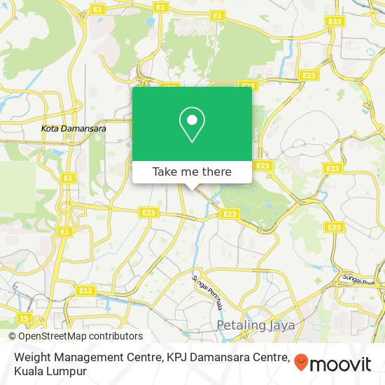 Weight Management Centre, KPJ Damansara Centre map