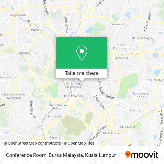 Conference Room, Bursa Malaysia map