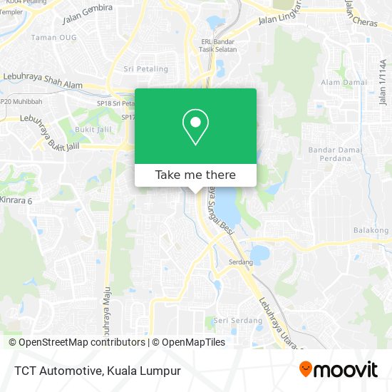 TCT Automotive map
