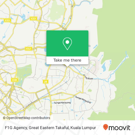 F1G Agency, Great Eastern Takaful map