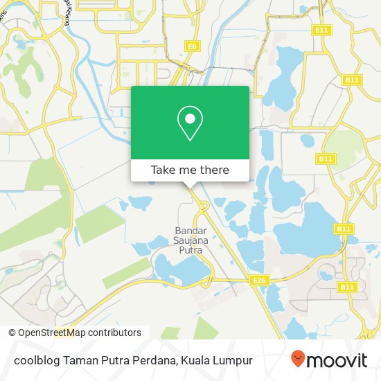 Peta coolblog Taman Putra Perdana