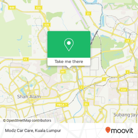 Modz Car Care map