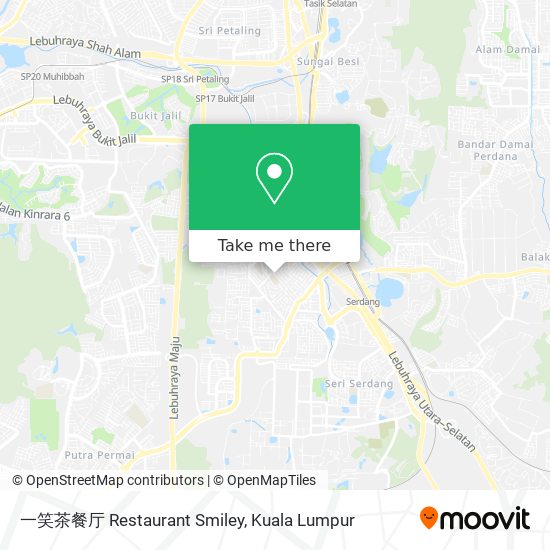 一笑茶餐厅 Restaurant Smiley map