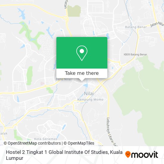 Peta Hostel 2 Tingkat 1 Global Institute Of Studies