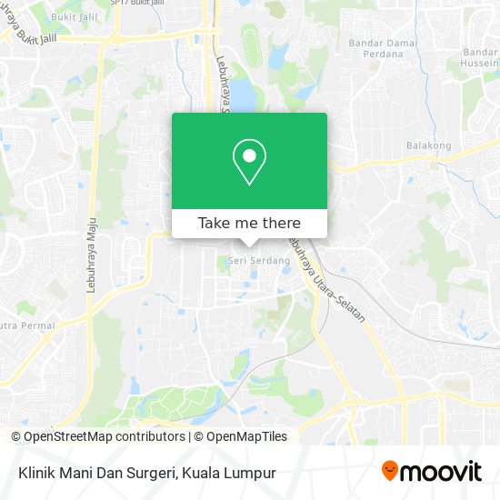 Klinik Mani Dan Surgeri map