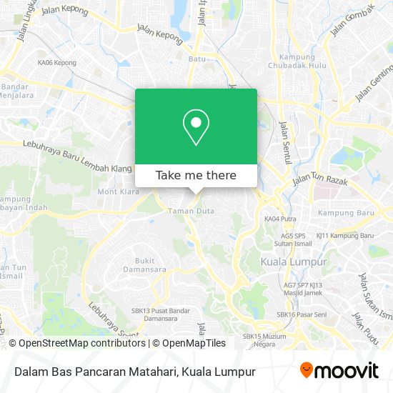 Dalam Bas Pancaran Matahari map