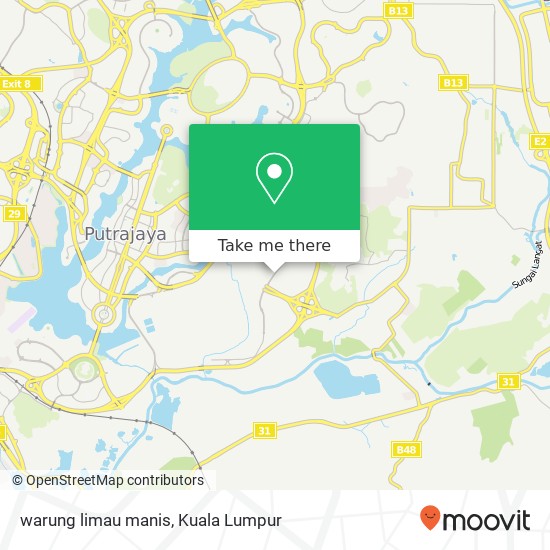 warung limau manis map