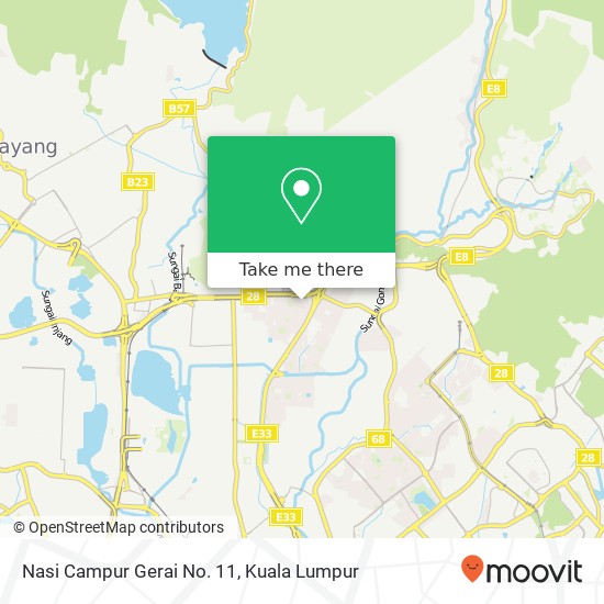 Nasi Campur Gerai No. 11 map