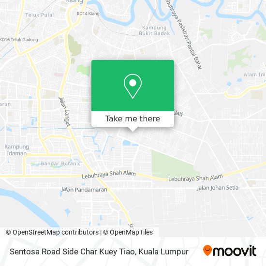 Sentosa Road Side Char Kuey Tiao map