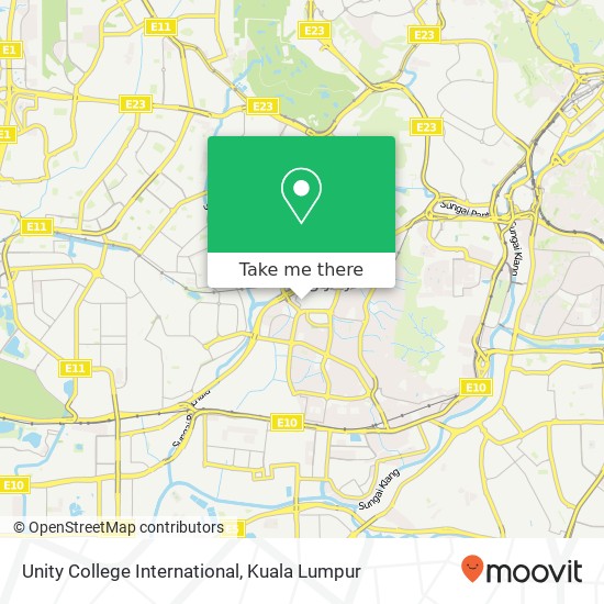 Unity College International map
