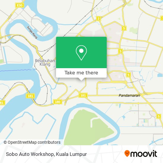 Sobo Auto Workshop map