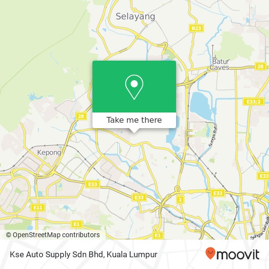 Peta Kse Auto Supply Sdn Bhd
