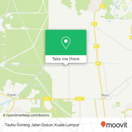 Peta Tauhu Goreng Jalan Dusun