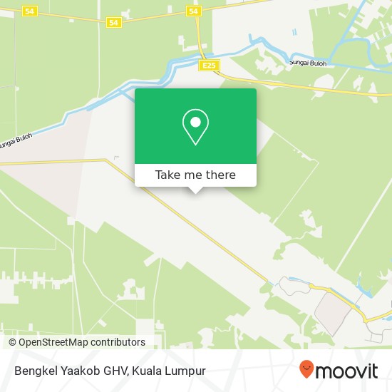 Bengkel Yaakob GHV map