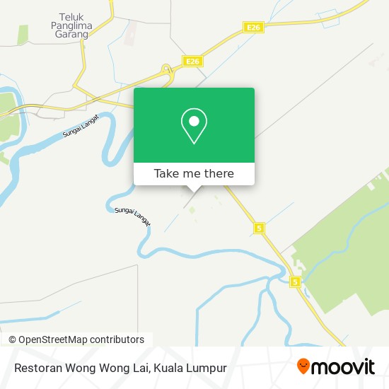 Restoran Wong Wong Lai map