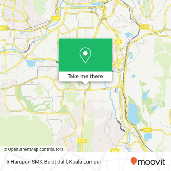 Peta 5 Harapan SMK Bukit Jalil