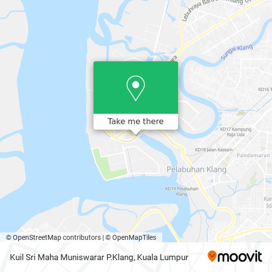 Kuil Sri Maha Muniswarar P.Klang map