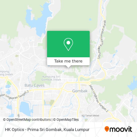 HK Optics - Prima Sri Gombak map