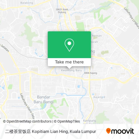 Peta 二楼茶室饭店 Kopitiam Lian Hing