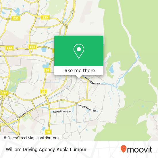 William Driving Agency map