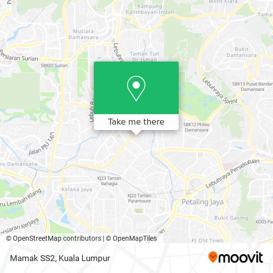 Mamak SS2 map