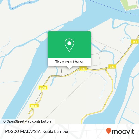 POSCO MALAYSIA map