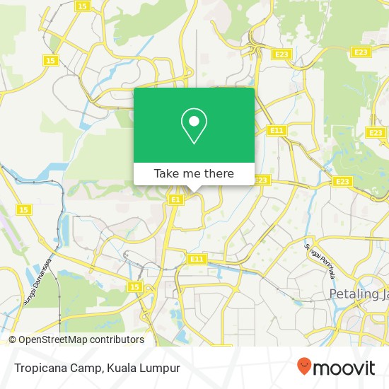 Tropicana Camp map