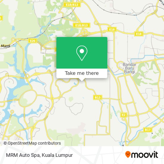 MRM Auto Spa map