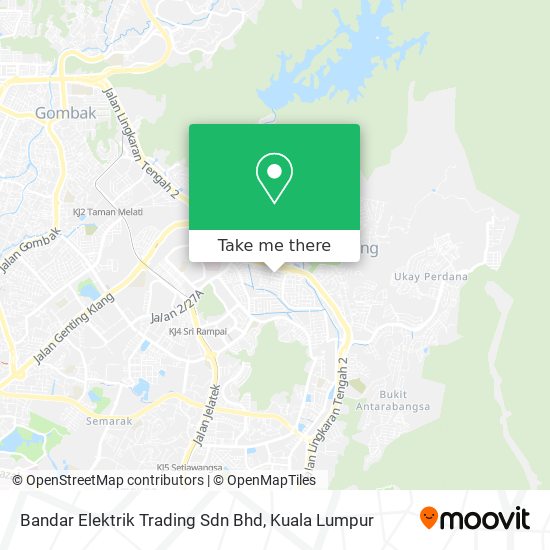 Bandar Elektrik Trading Sdn Bhd map