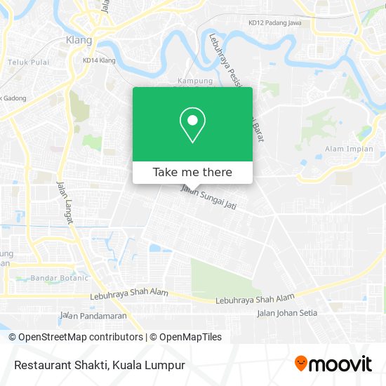Restaurant Shakti map